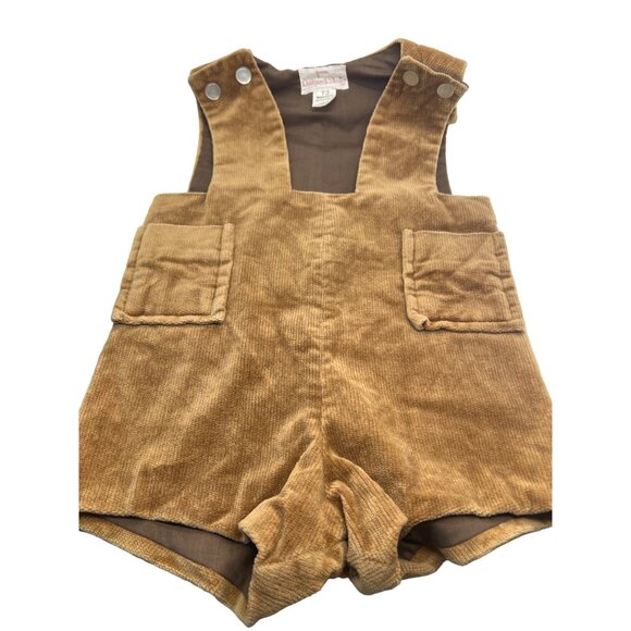 Vintage Designer's Studio Toddler Corduroy Overalls With Pockets & Button Straps - Picture 1 of 4